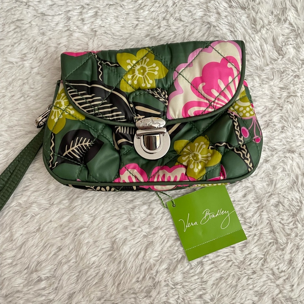 Vera Bradley Puffy Wristlet NWT